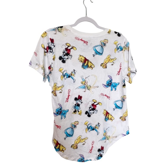 Disney Mickey and Friends Disney100 Short Sleeve Tee Animation Pooh Stitch Sz L - Picture 9 of 11
